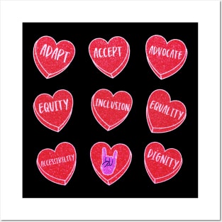 Cute Heart Valentines Day Love Special Education Teacher Posters and Art